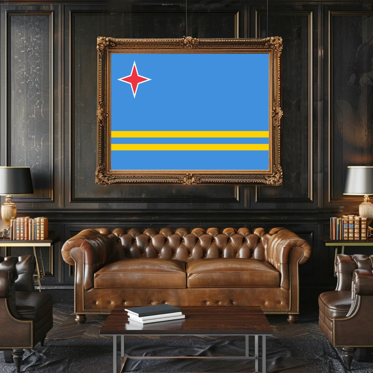 Aruba Flag Poster