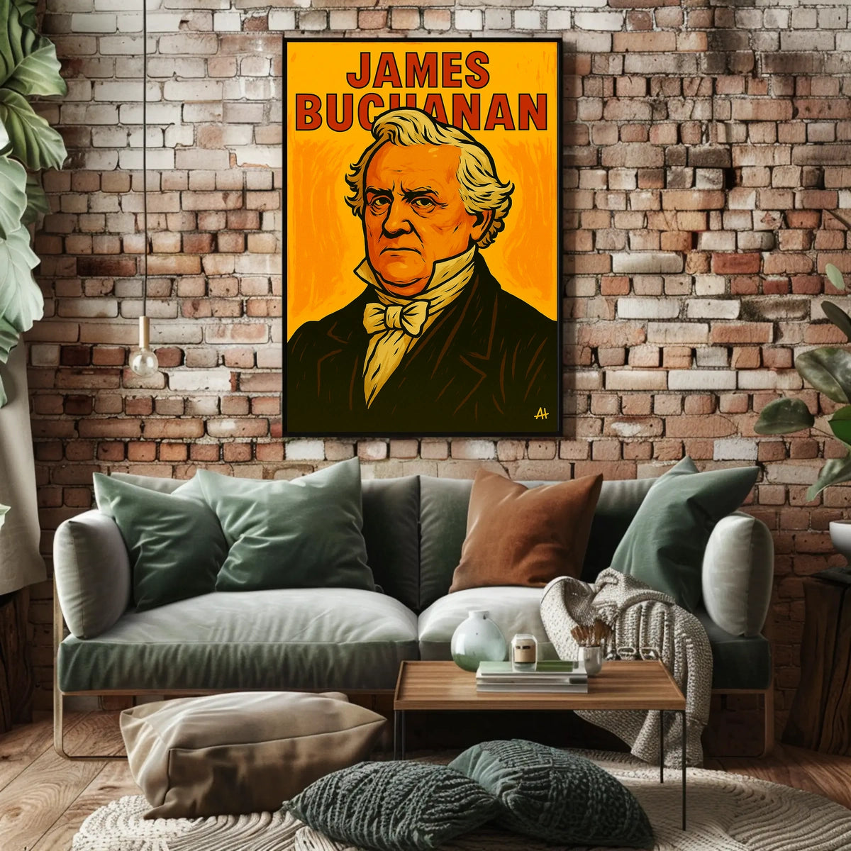 James Buchanan Scenic Portrait Heritage Decor Lovers Wanderlust Global Travel Inspired Poster