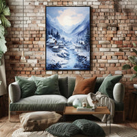 Winter Wonderland Village Poster