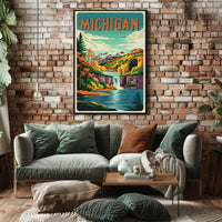 Michigan's Scenic Beauty Poster