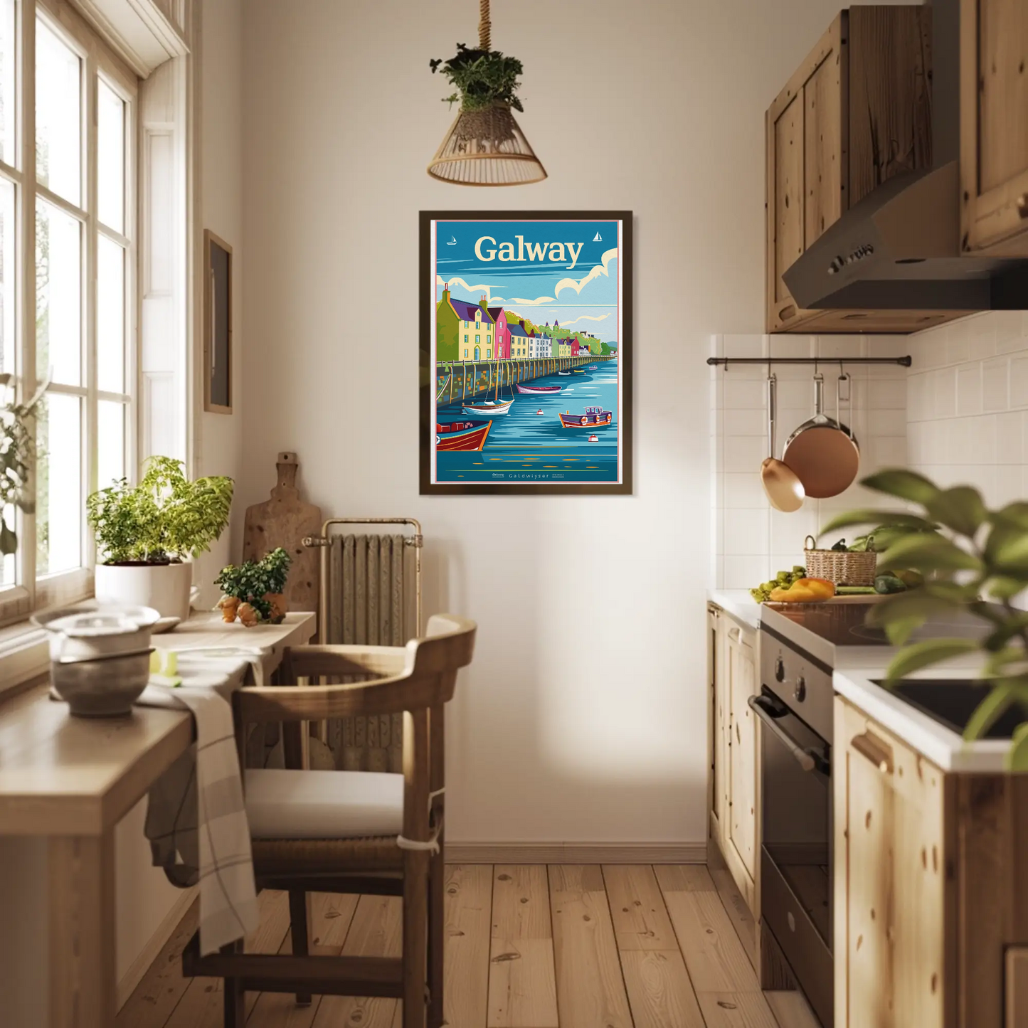 Galway Harbor Poster