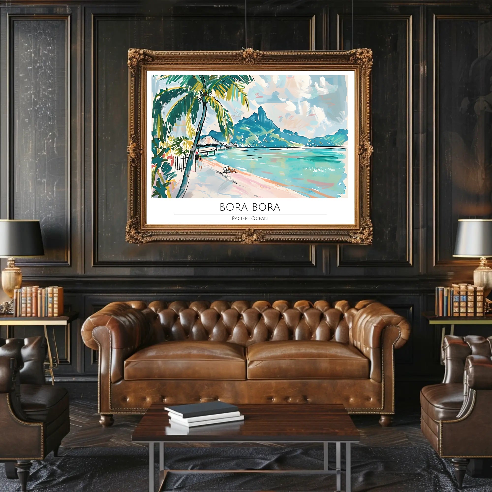 Tropical Paradise of Bora Bora Poster PosterGoat