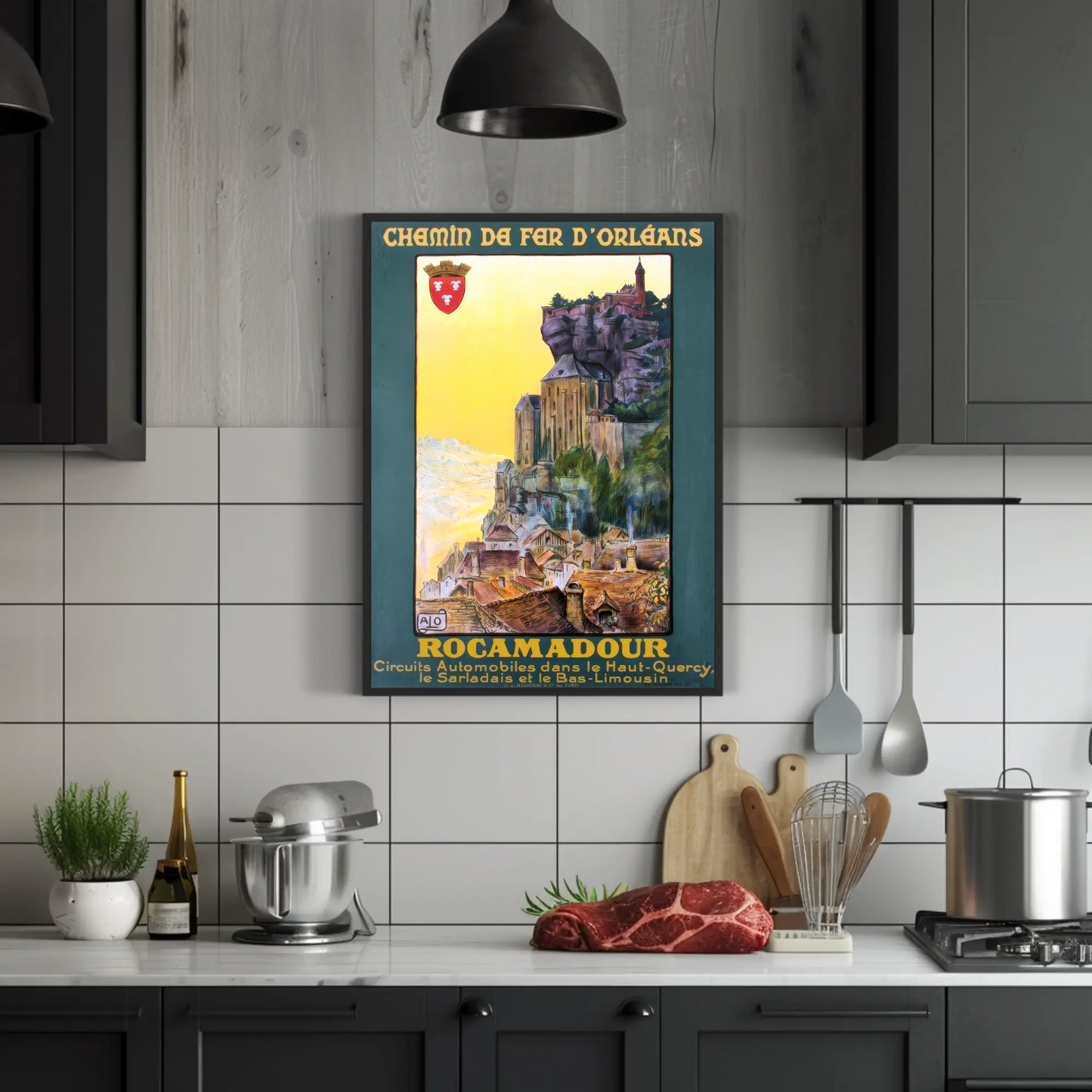 Rocamadour Travel Poster