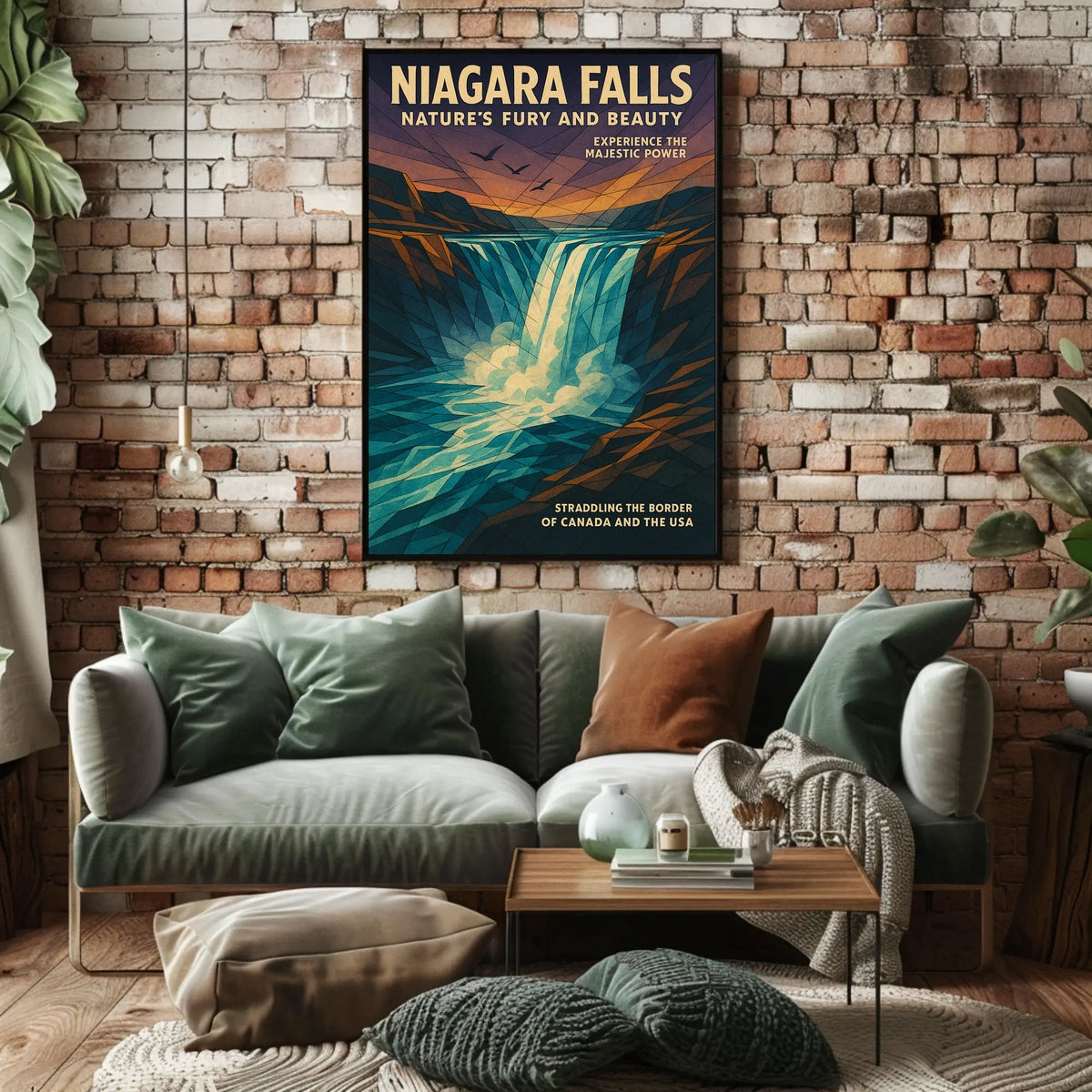 Niagara Falls Natures Fury and Beauty Poster