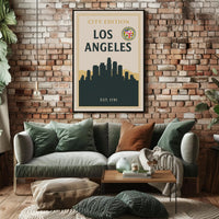 Los Angeles City Edition Poster PosterGoat