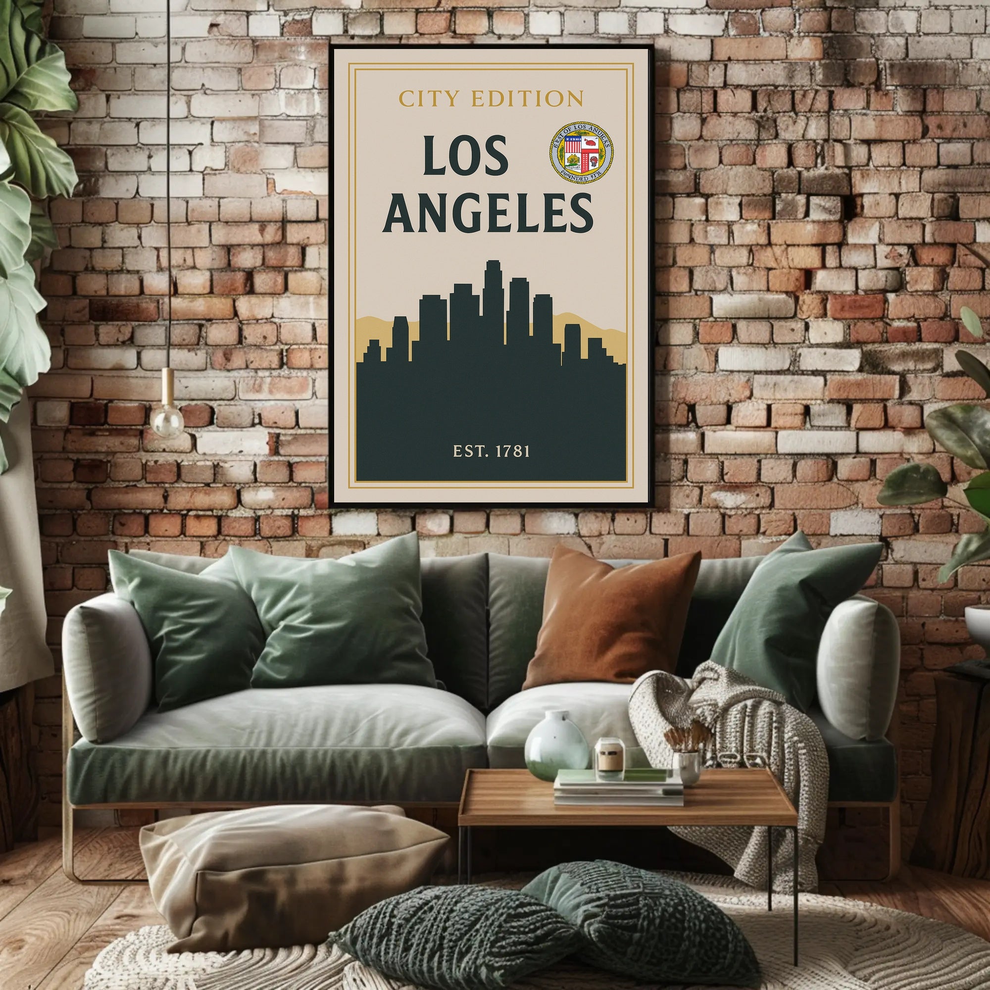 Los Angeles City Edition Poster PosterGoat