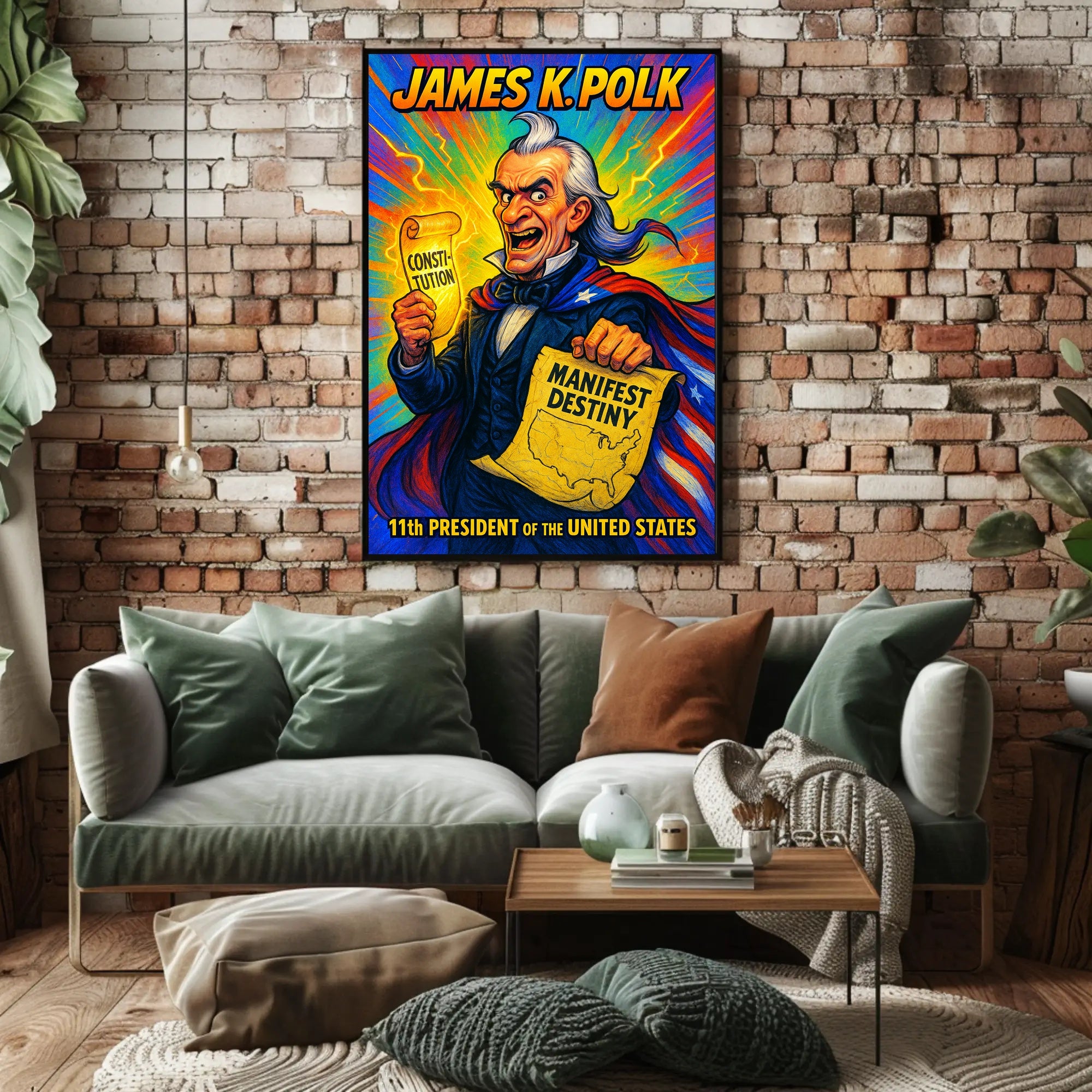 James K. Polk 11th President Poster PosterGoat
