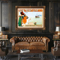 Red Star Line Adventure Poster PosterGoat