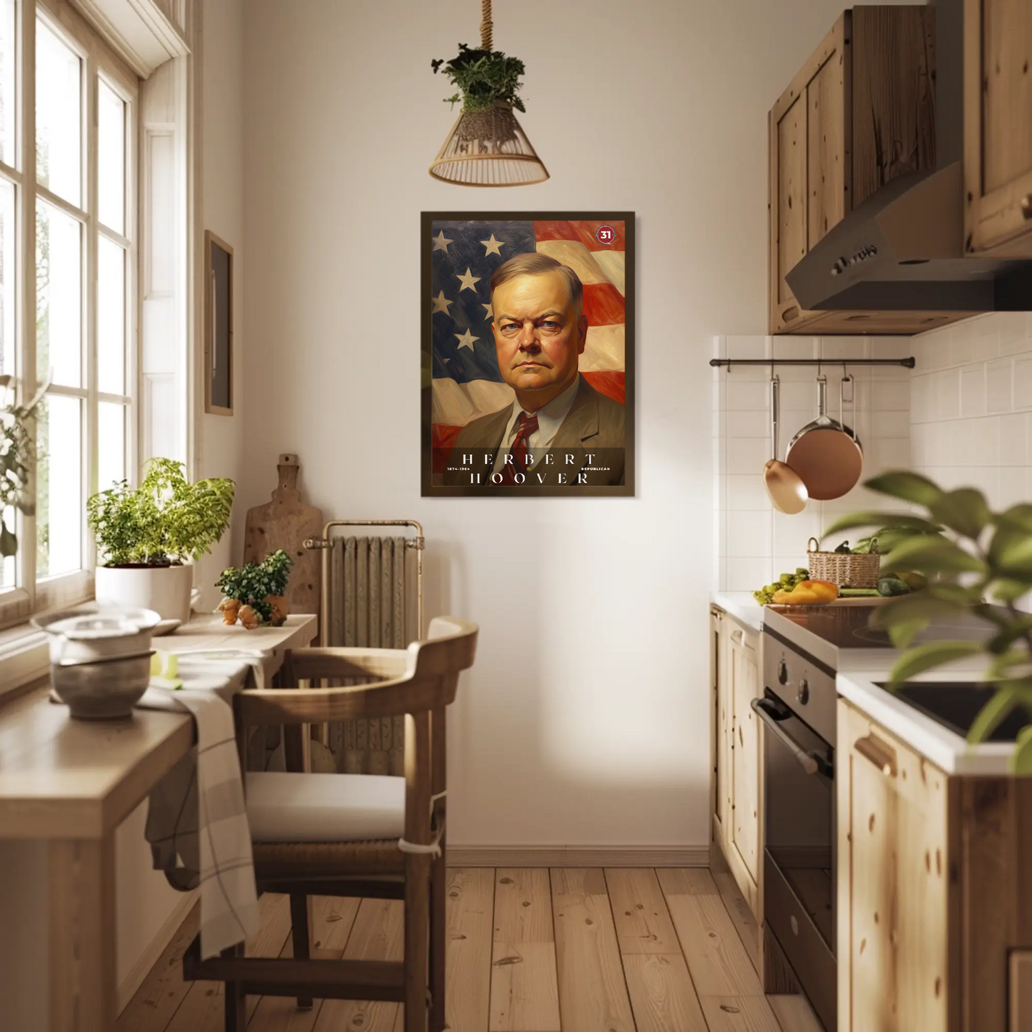Herbert Hoover 31st President Of The United States Portrait