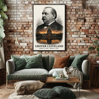 Grover Cleveland 24th President of the United States Reflections Poster