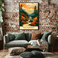 Discover Hot Springs National Park Poster