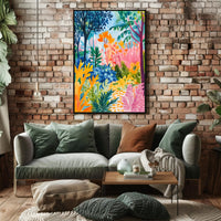 Tropical Jungle Vibe: Abstract, Artistic, or Pop Culture Poster