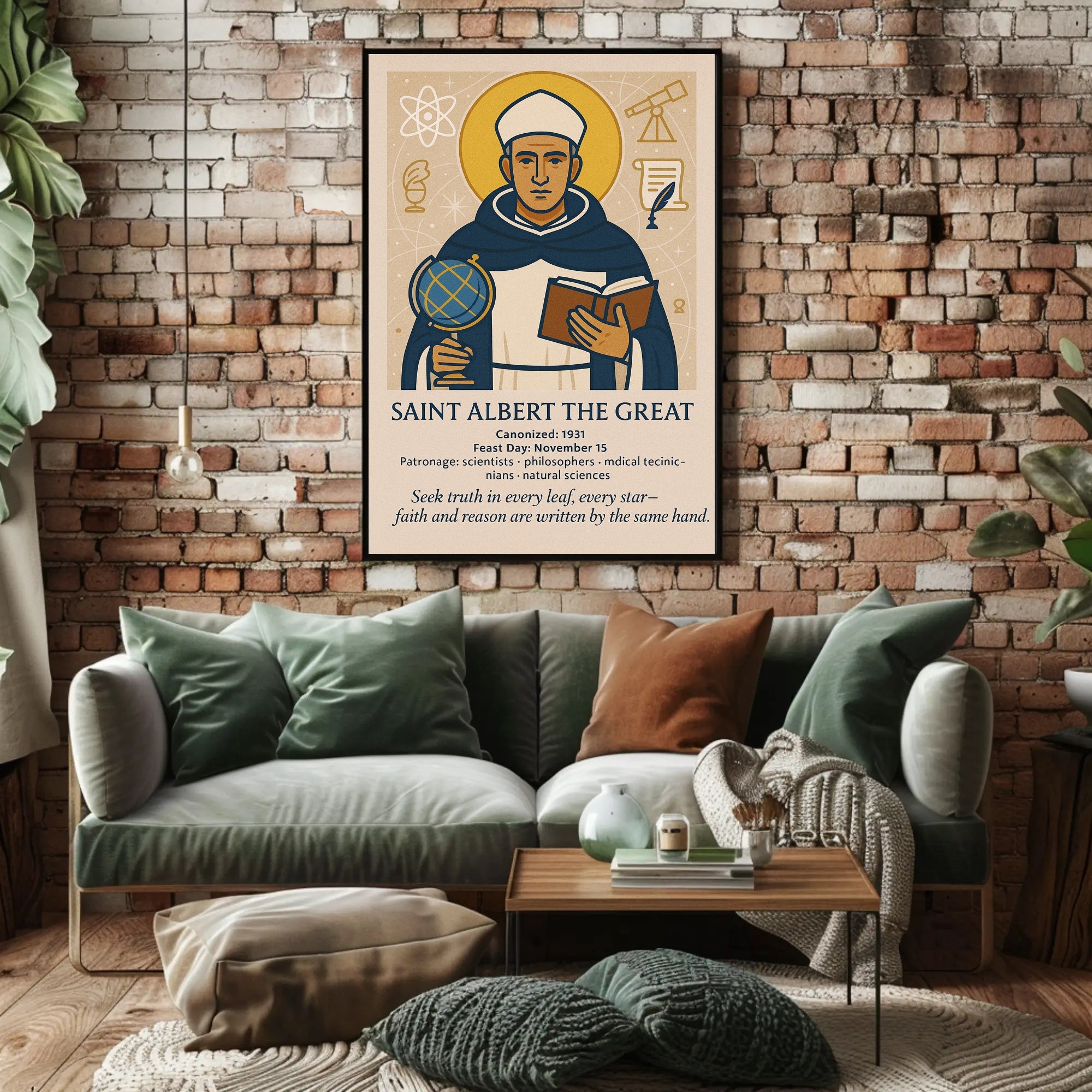 Saint Albert the Great Poster PosterGoat