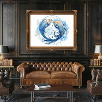 Celestial Pisces Poster