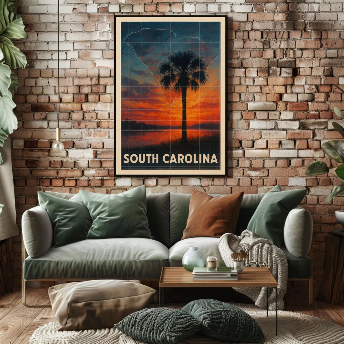South Carolina Sunset Poster