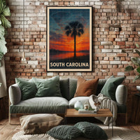 South Carolina Sunset Poster