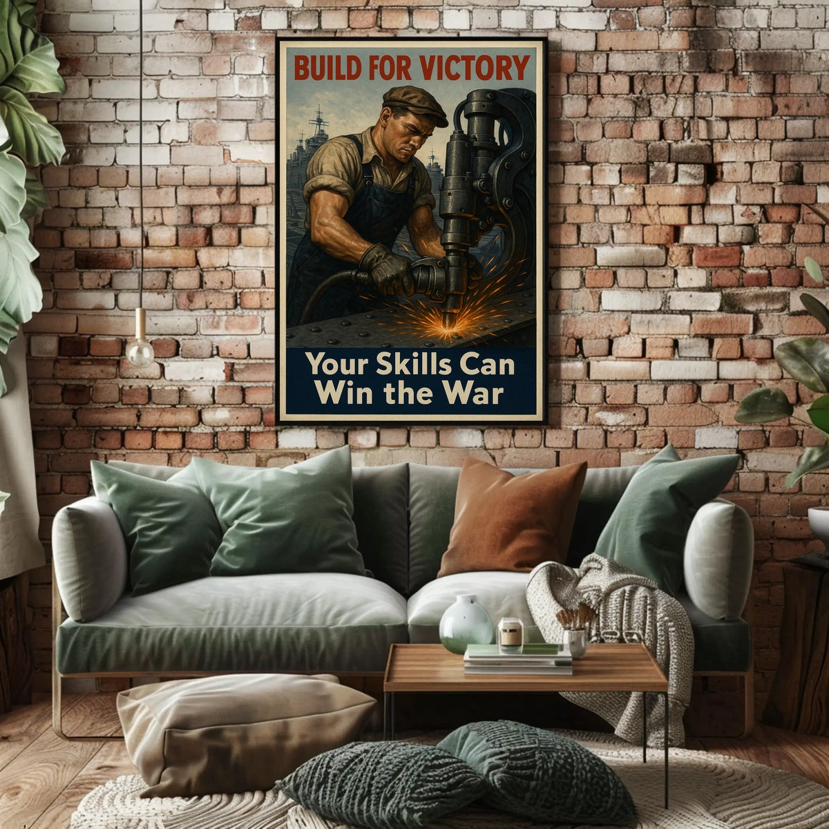 Build for Victory Poster