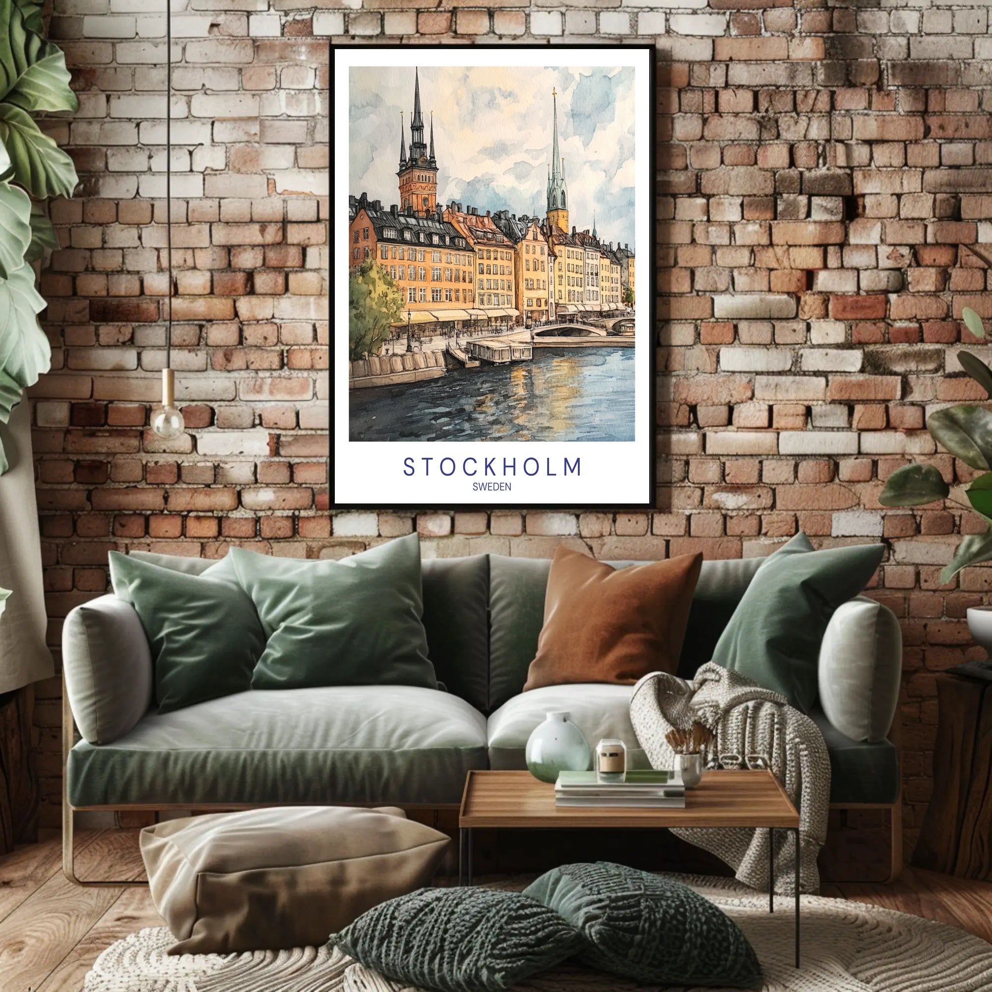 Scenic Stockholm Poster PosterGoat
