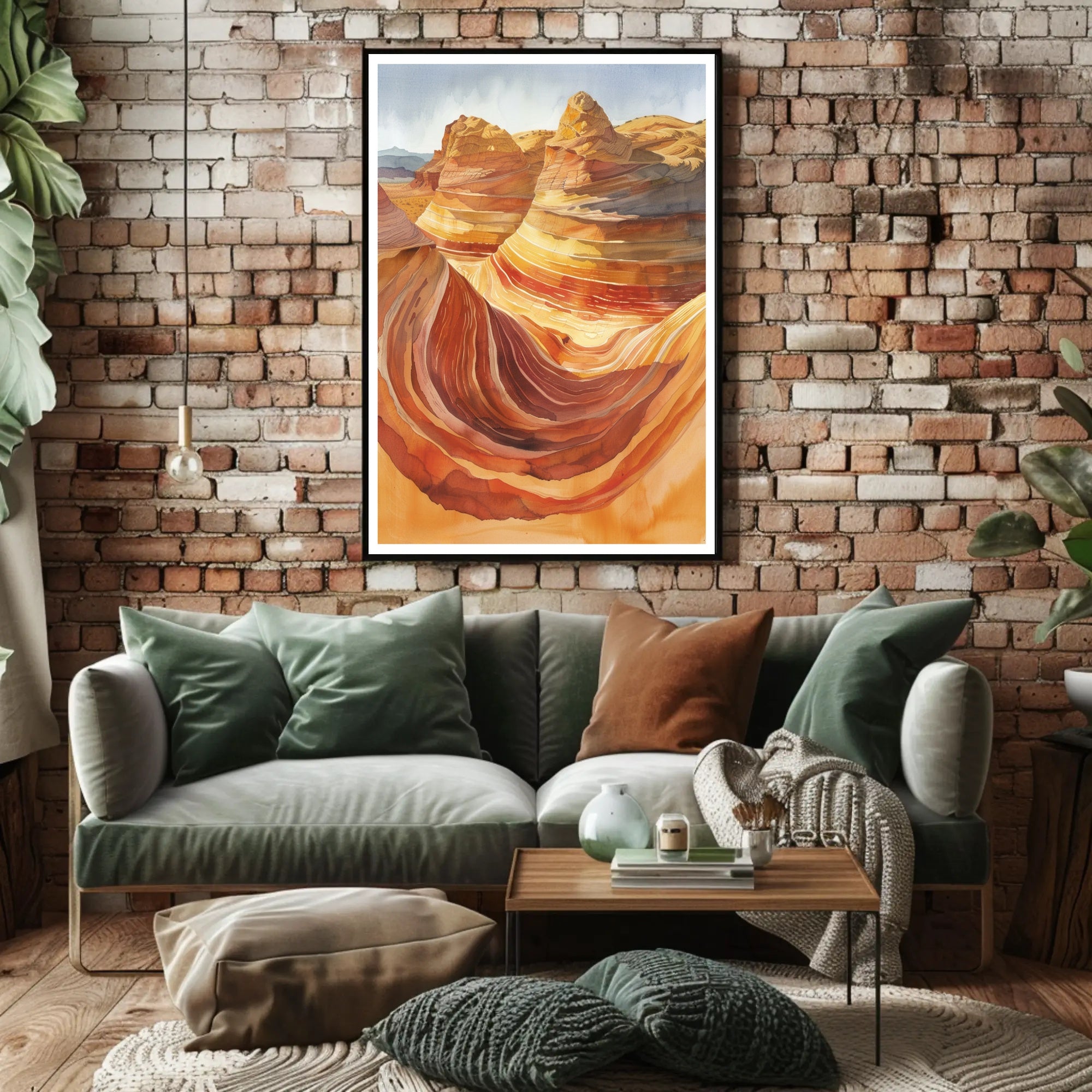 Desert Waves Poster PosterGoat