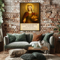 Saint Elizabeth of Hungary Poster PosterGoat