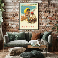 Seaside Bliss on the Adriatic Poster PosterGoat