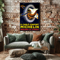 Michelin Tire Advertisement Poster