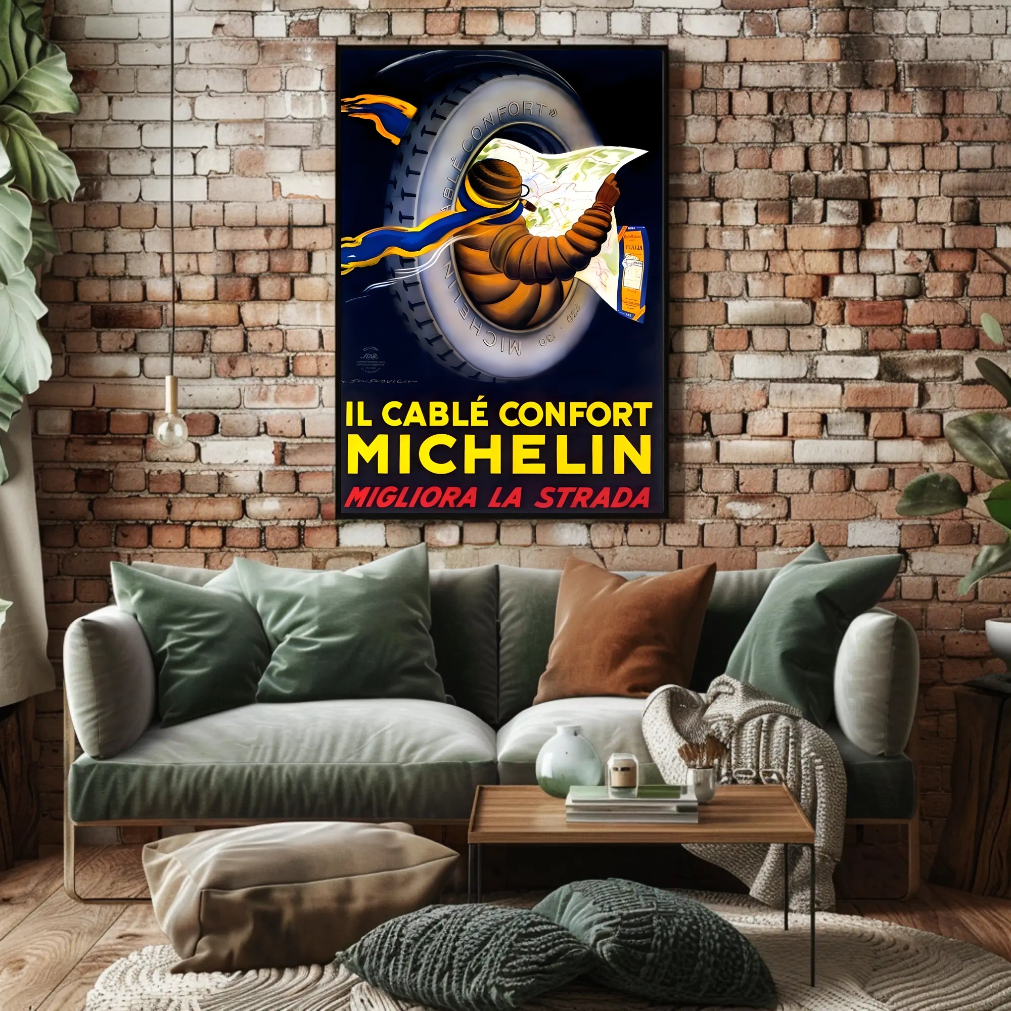 Michelin Tire Advertisement Poster