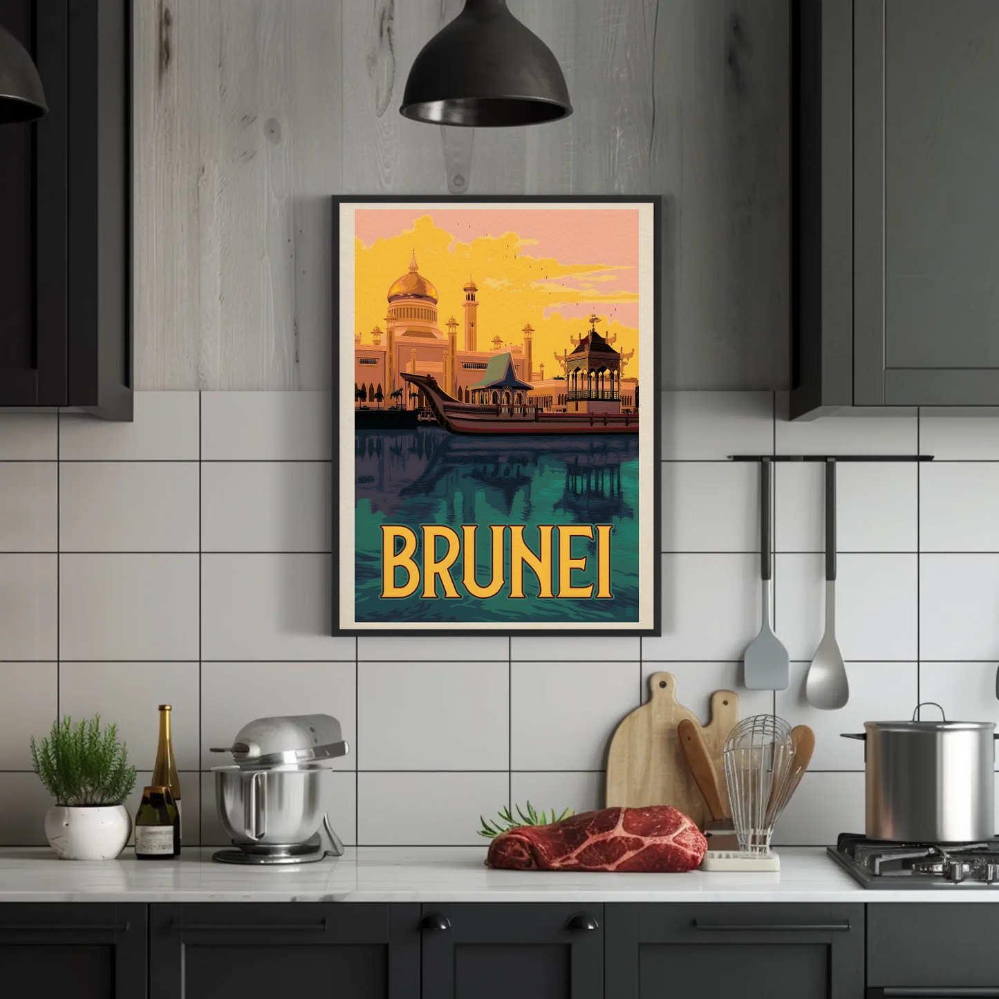 Vintage Poster Brunei