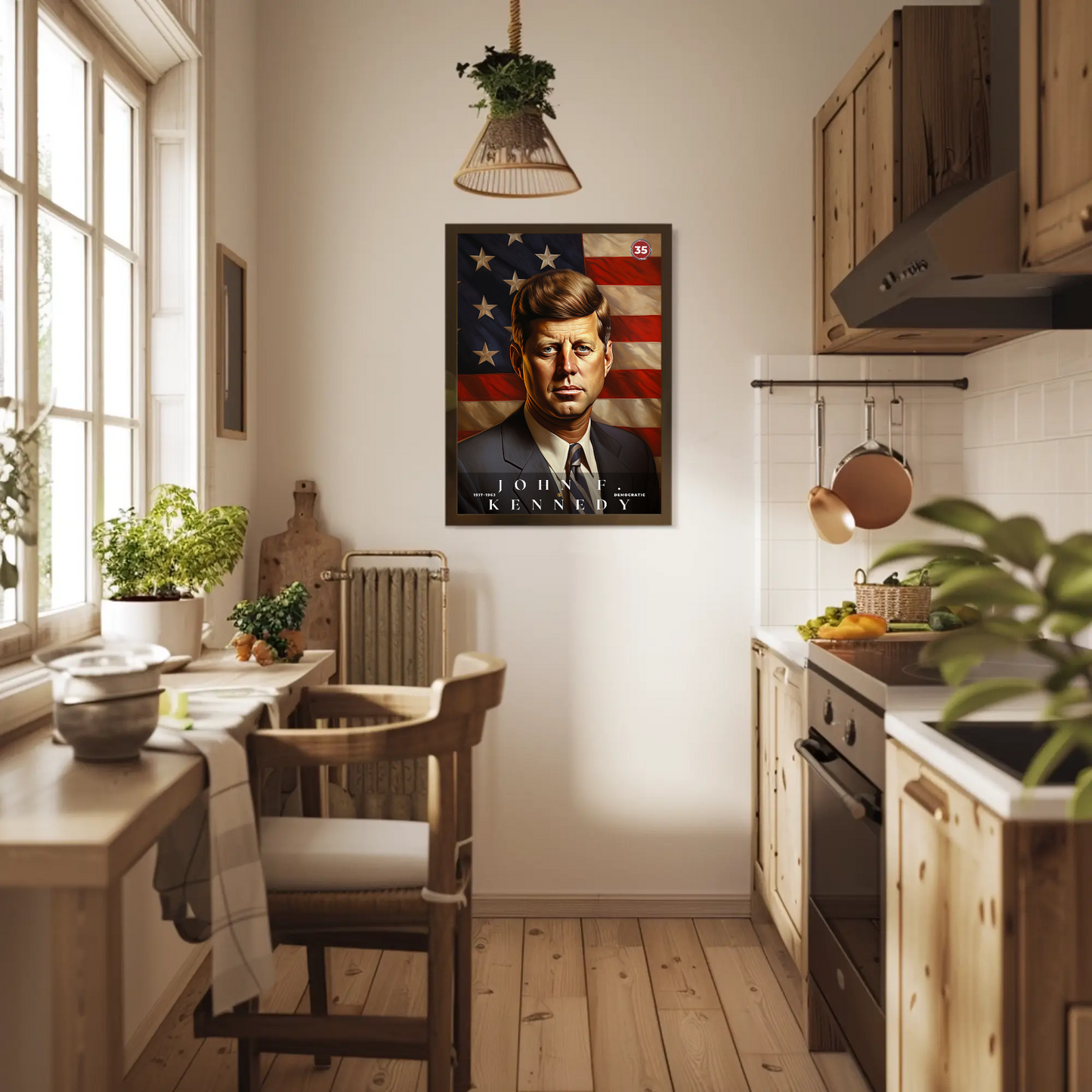 John F. Kennedy 35th President Of The United States Portrait