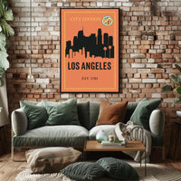 Los Angeles City Edition Poster PosterGoat