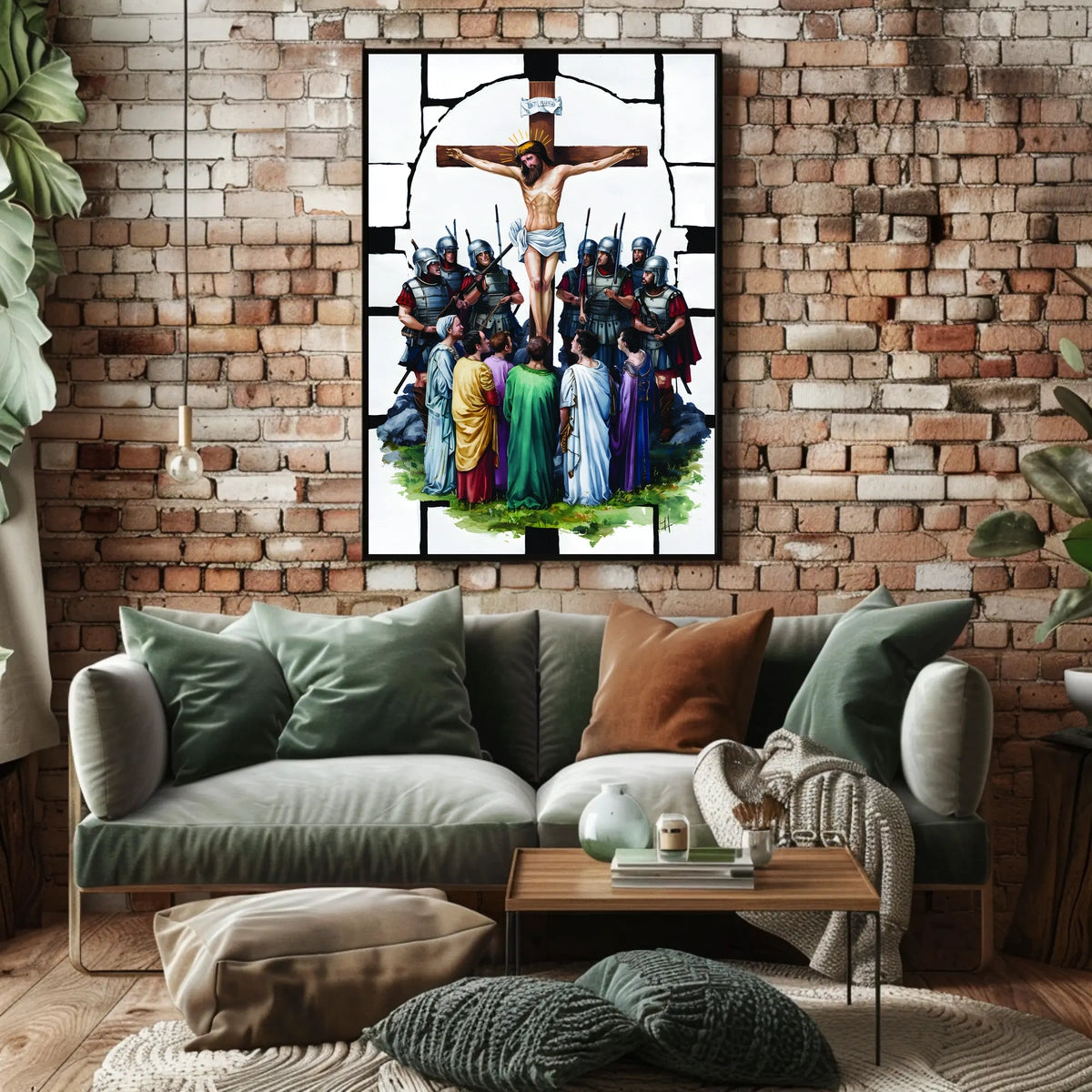 The Crucifixion Scene Poster