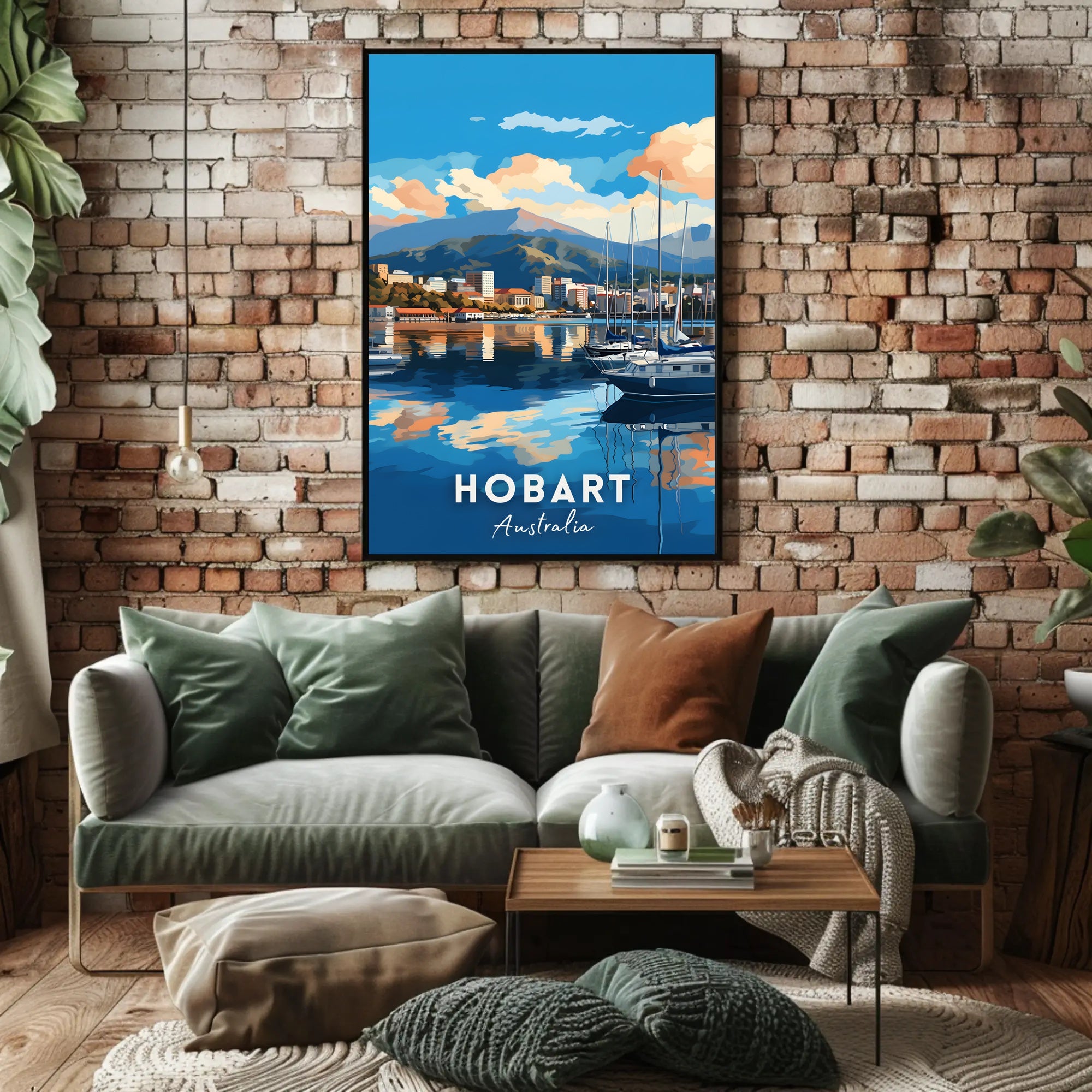 Hobart Scenic Harbor Travel Poster