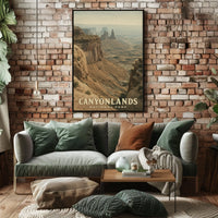 Canyonlands National Park Epic Desert Panorama Visual Wanderlust Home Decor Poster