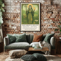 Saint Brigid of Ireland Poster PosterGoat