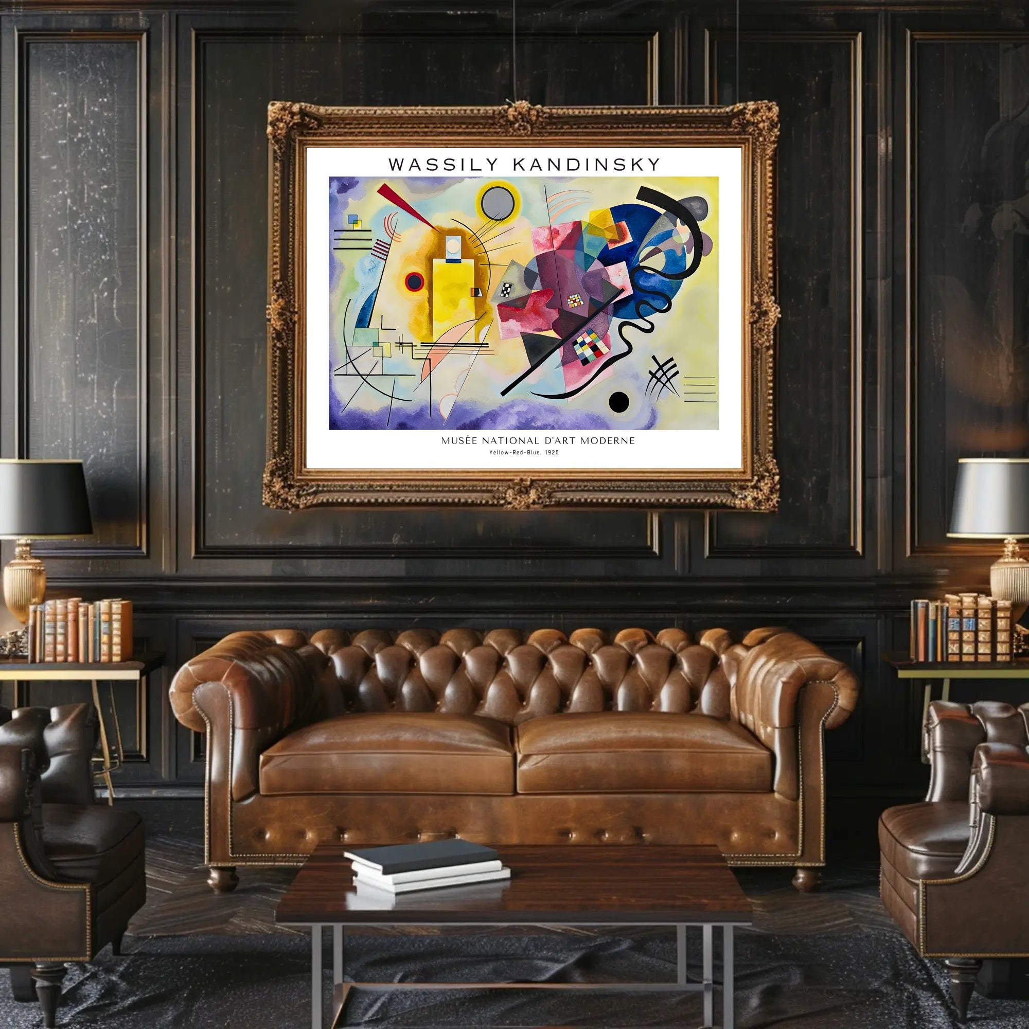 Wassily Kandinsky Yellow-Red-Blue Poster