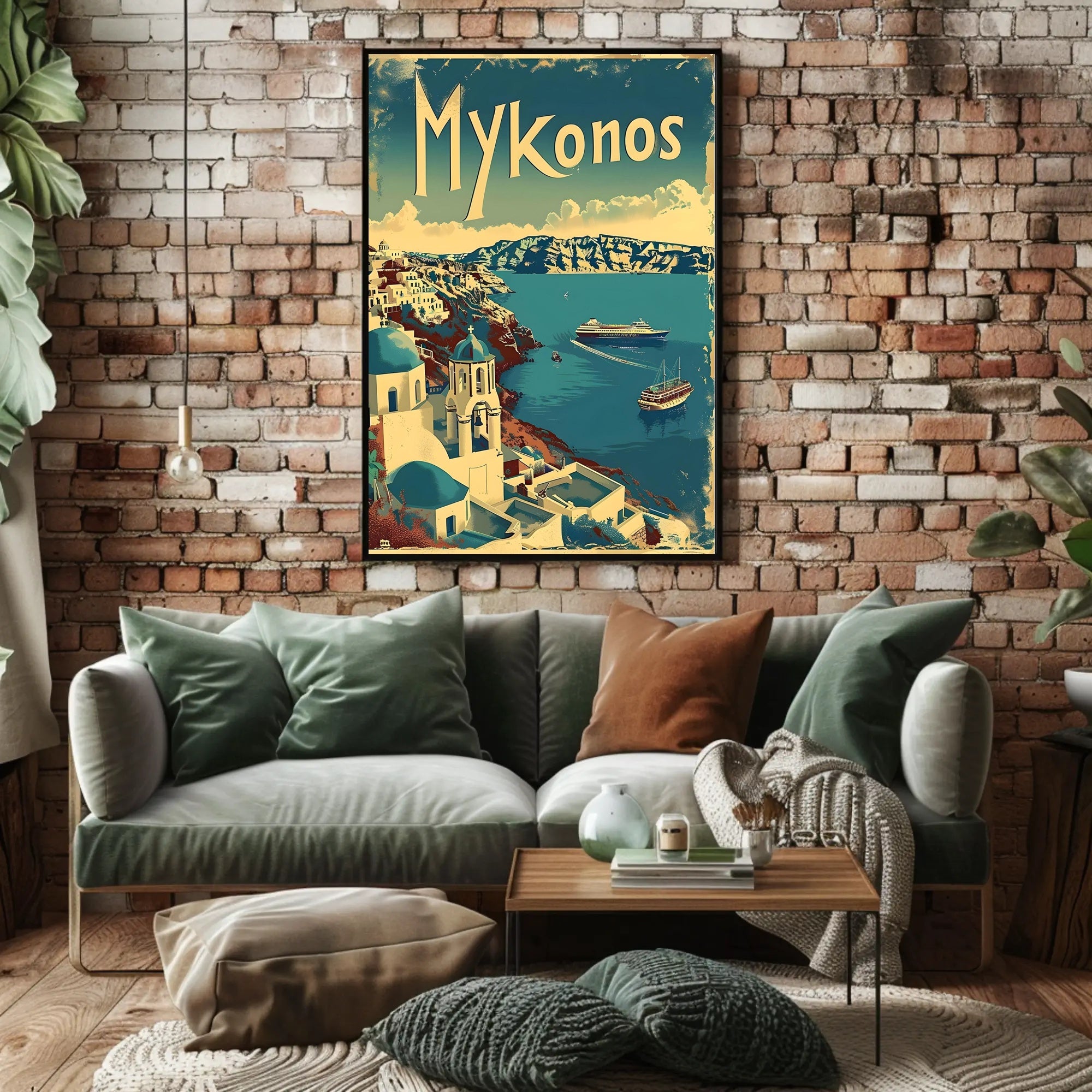 Discover Mykonos: Idyllic Greek Island Adventure Poster