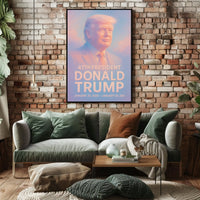 American Spirit Visionary Trump Surrealism Poster