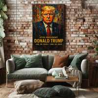 Trump Legacy Expressionism Patriot Poster