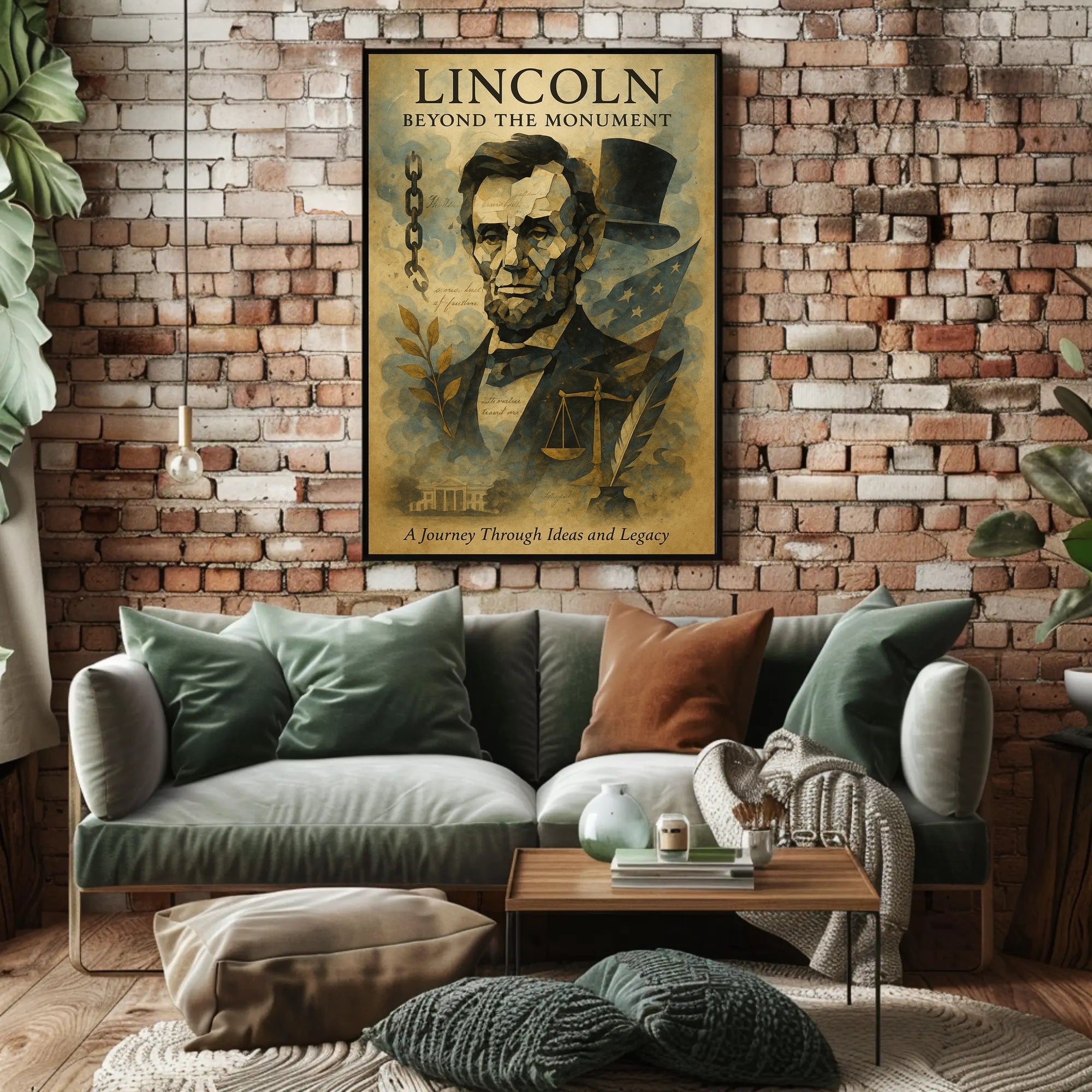 Abraham Lincoln Beyond the Monument Poster PosterGoat