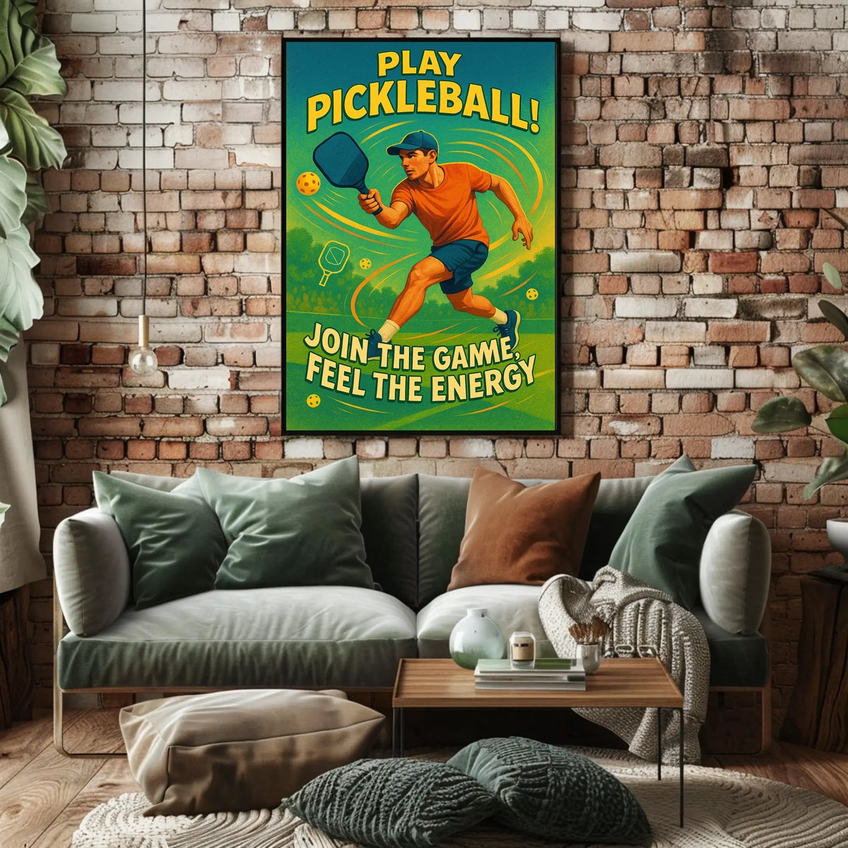 Play Pickleball Poster