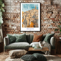 Matera: A Timeless Italian Landscape Poster PosterGoat