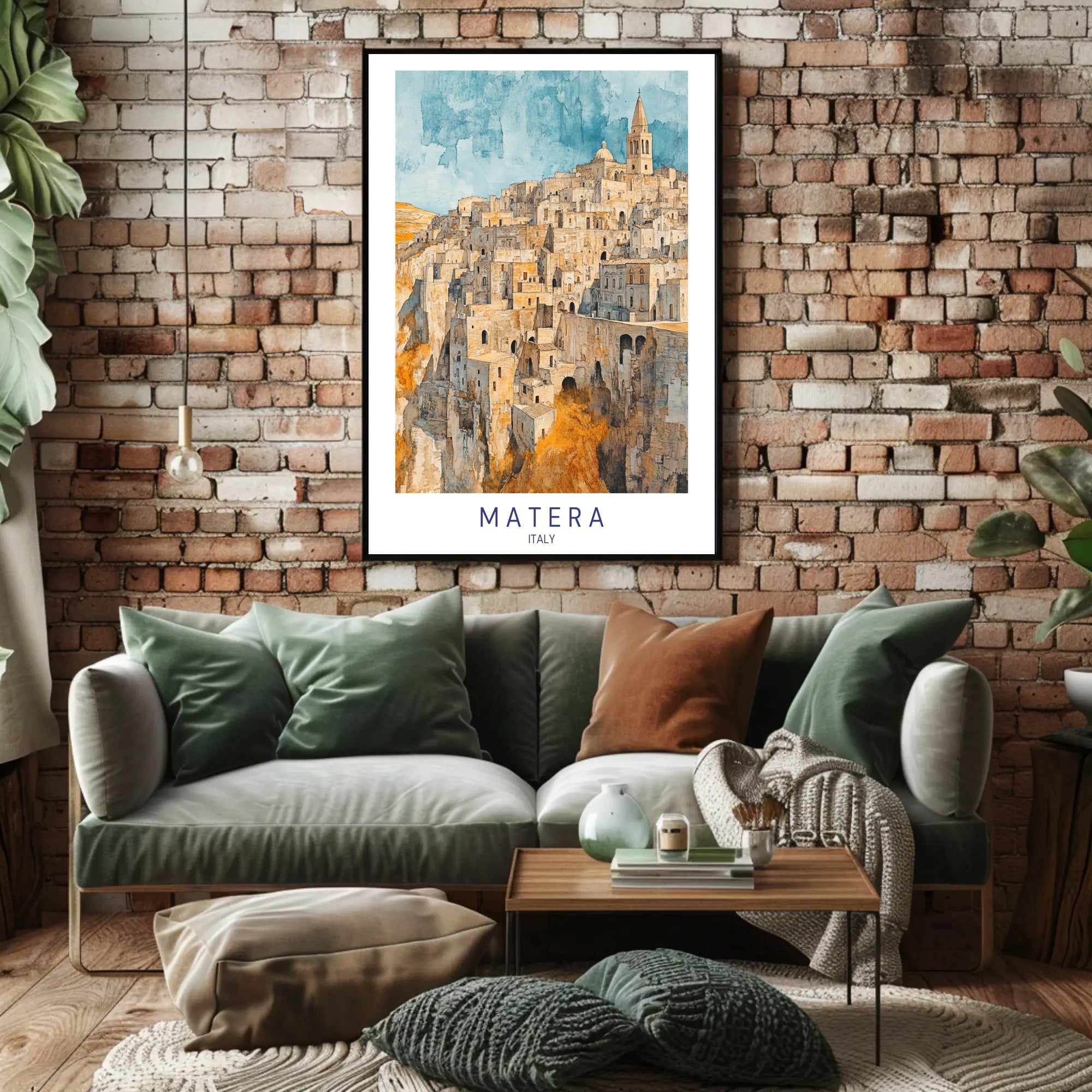 Matera: A Timeless Italian Landscape Poster PosterGoat