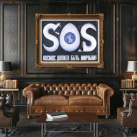 SOS for Peaceful Space Poster
