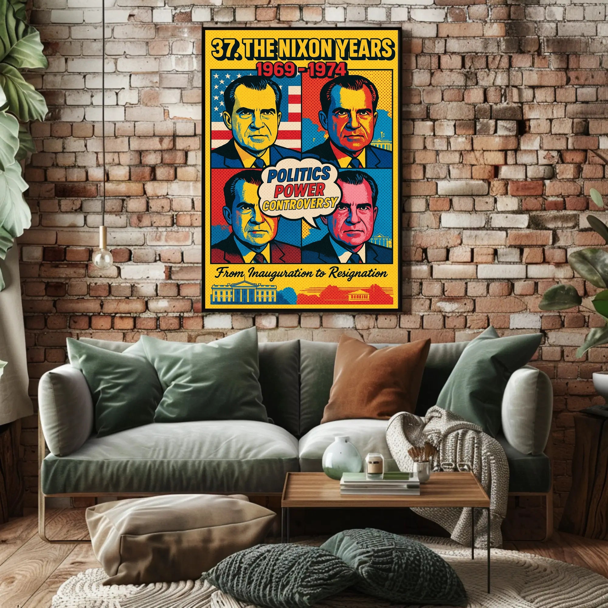 Richard Nixon 37th President Poster PosterGoat