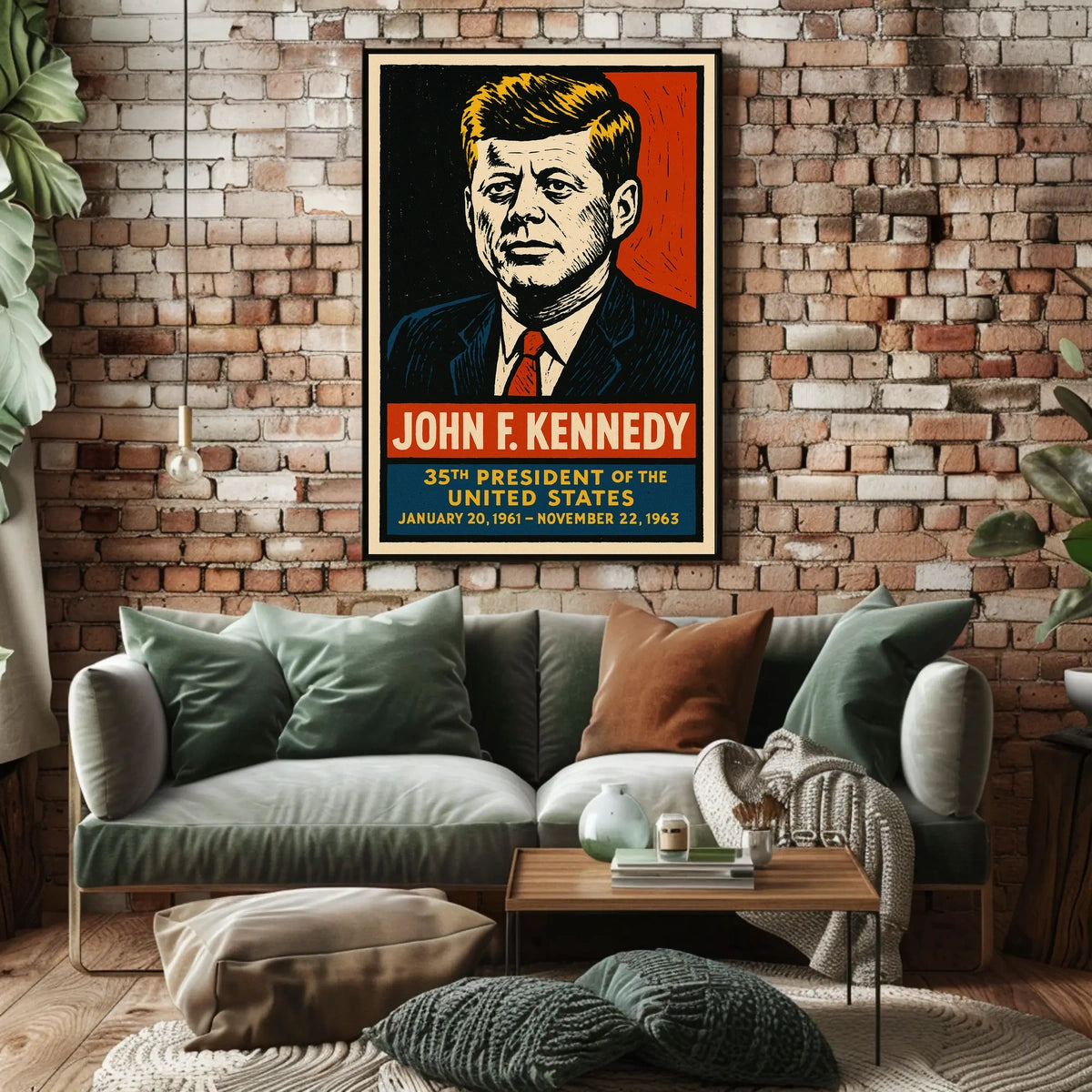 John F. Kennedy 35th President Poster