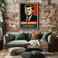 John F. Kennedy 35th President Poster