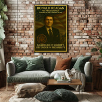 Ronald Reagan Tribute Historical Presidential Poster