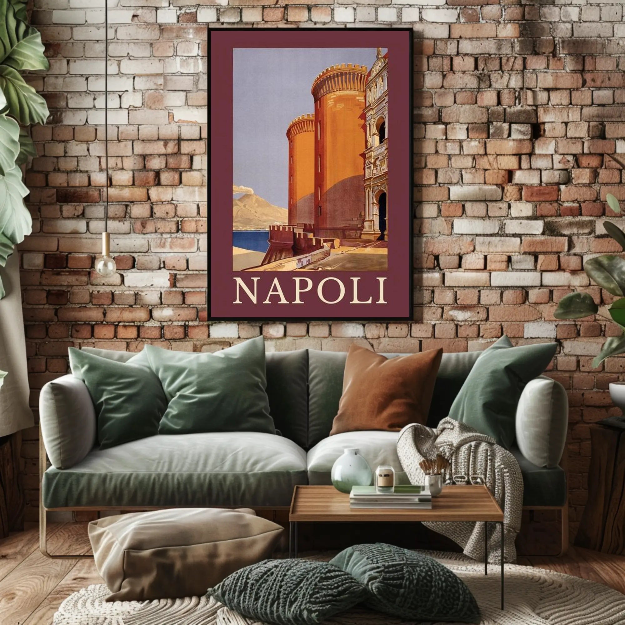 Napoli Architectural Poster