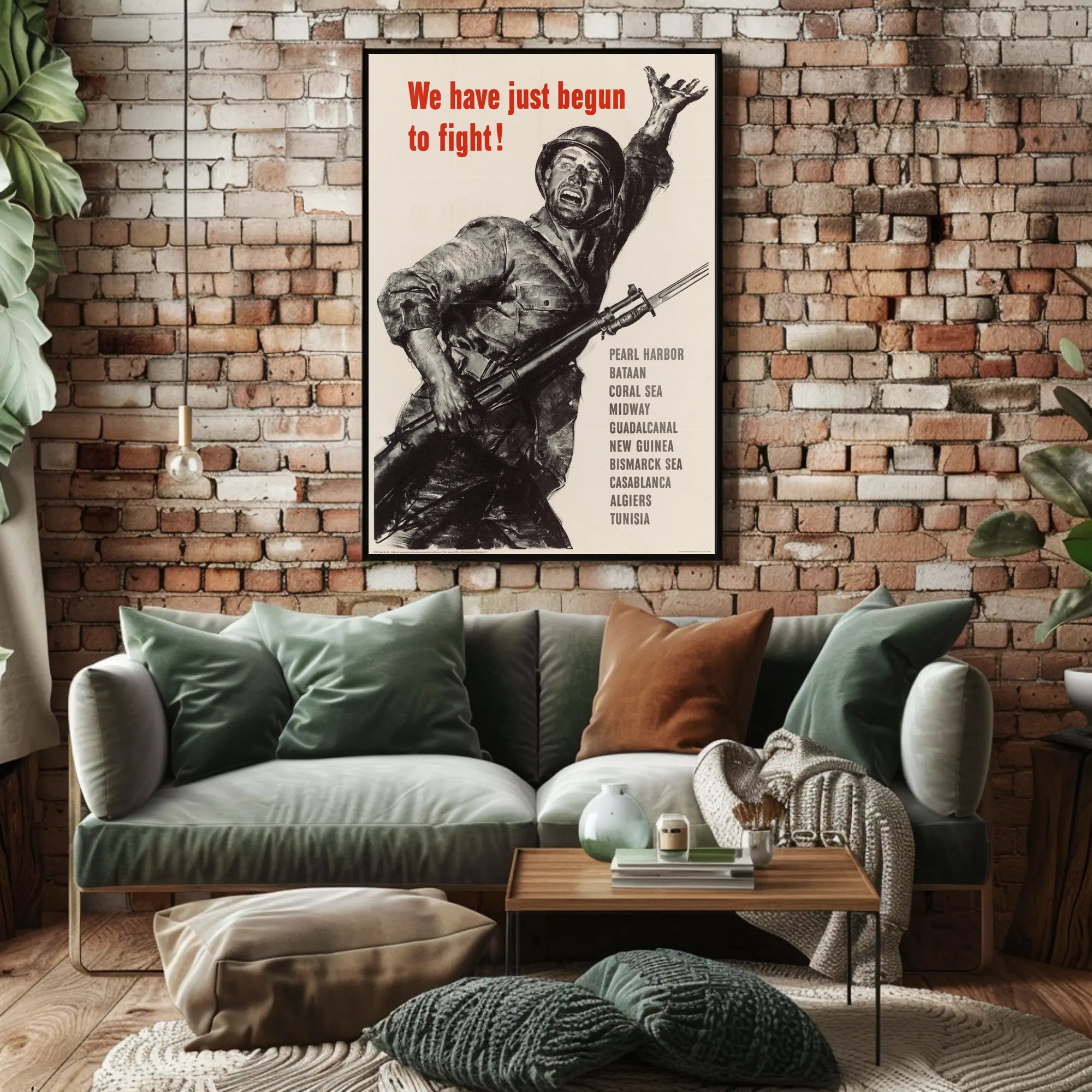 We Have Just Begun to Fight Poster PosterGoat