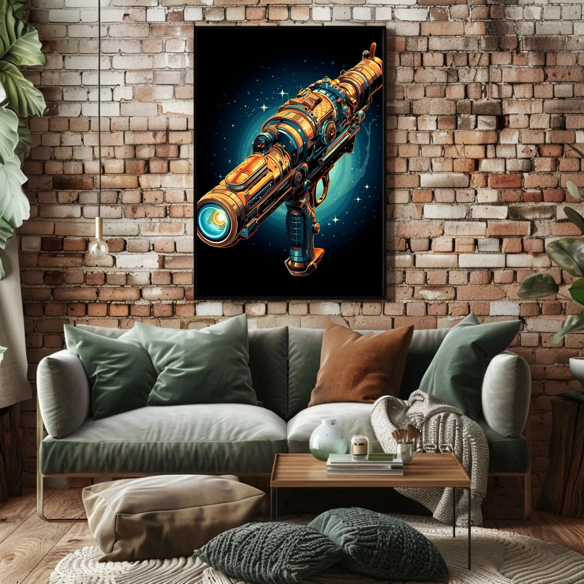 Galactic Ray Gun Poster